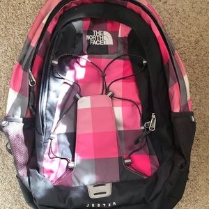 Plaid North Face Backpack